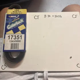 13av0890 Good Year Hi-miler 17351/13av0890 1 Cogged V-belt Oem Nos Sold Individual
