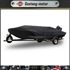 Gm1334670g Gostang New Jon Boat Cover 14ft - Water Proof Heavy Duty Trailerable Us
