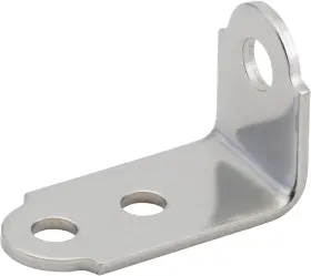 11303 Grote Stainless Steel Through-hole Style Inch L Bracket Gray