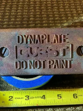 4008 Guest Dynaplate 8 Inch X 2-1/2 1/2 With Hardware #2