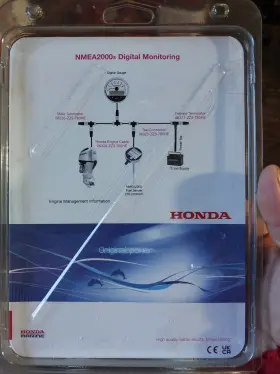 Honda 06653-zz3-760he Genuine Outboard Motor To Nmea 2000 Network Cable Oem