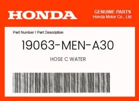 19063-men-a30 Honda Genuine Hose C Water -
