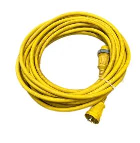 Hbl61cm03 Hubbell Twist-lock Marine Ship To Shore Cable 30a 125v 2-pole 3-wire Ground