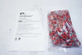 30-1332s Ideal 30-1032p New Lot Of 250 2-port In-sure Push-in Wire Connector Red Shpfree