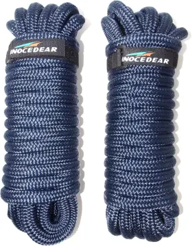 Innocedear 791360152460 2 Pack Premium Navy Blue Dock Lines - 15ft / 5/8 X 35 Ft Blue-35ft