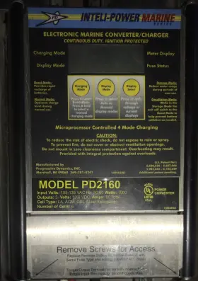 Pd2160 Inteli-power Marine Series Electronic Converter/charger