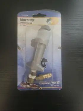 22831a3 Invincible 22831a New Mercury/quicksilver Marine Fuel Connector 1/4 Inch Npt Oem Cast Alum A7