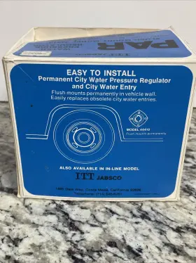 44410-1000 Itt Jabsco 91 Four Winns 365 Express Cruiser Boat Par Water Regulator Inlet #3