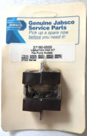 37180-0000 Jabsco Genuine Vibration Pad Pump Feet Kit 34600 36600 36900 36950