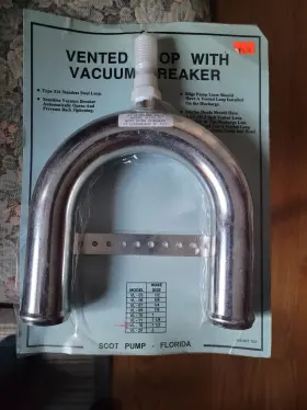 42530-0000 Jabsco Scot Pump Vl-15 316 Stainless Vented Loop 1 - 1/2 Inch With Vacuum Breaker 1.5 #2