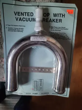 42530-0000 Jabsco Scot Pump Vl-15 316 Stainless Vented Loop 1 - 1/2 Inch With Vacuum Breaker 1.5 #3