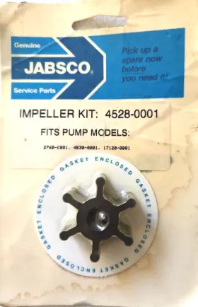 4528-0001 Jabsco Genuine Marine Impeller Kit Oem New Factory Boat Parts