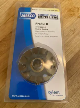 5929-0001-p Jabsco Neoprene Drive Type 6 12 Blade 2-1/4 Diameter New