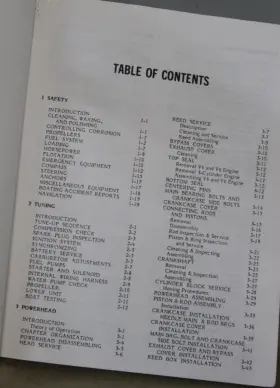 0-89330-010-1 Johnson Used Johnson/evinrude Outboard Tune Up And Repair Manual For L3 V4 &v6 1973-1990 #3
