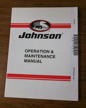 213599 Johnson Outboard Operation And Maintenance Manual J 40 50 Remote Pn