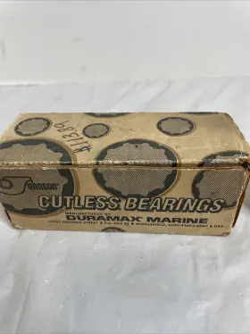 Johnson 3/8 1/8 1/2 Duramax Marine Cutless Bearing Brass Bond 1 Inch X 2 5 #2