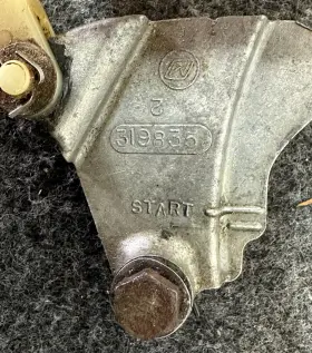 320971 Johnson 1976 55hp Spark Control Lever Assy Pn# #3