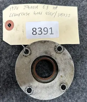 385835 Johnson 1976 55hp Crankcase Head Assy Pn#