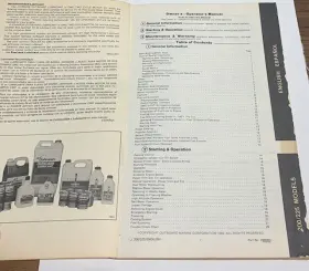 396003 Johnson Oem Outboard Owner/operator Manual For 1986 200/225 Models #2