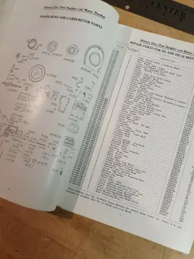 43-300775 Johnson Vintage Repair Parts Catalog Motors Hs And Hd-20 Sea Horse #2