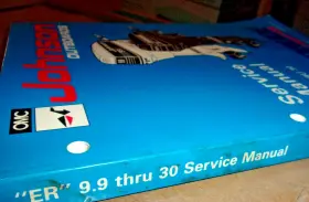 500607 Johnson Oem 1993 Johnson/e Outboard Service Manual 9.9-30 Models P/n #3