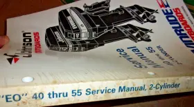503148 Johnson Oem 1994 Johnson/e Outboard Service Manual 40-55 2-cylinder P/n #3