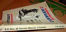 507263 Johnson Oem 1996 Johnson/e Outboard Service Manual 9.9-30 2-cylinder P/n #2
