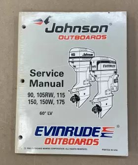 90-175 Johnson 507268 Oem 1997 Evinrude Service Manual 60 Lv P/n Pre-owned 90-175 Johnson 507268 Oem 1997 Evinrude Service Manual 60 Lv P/n Pre-owned