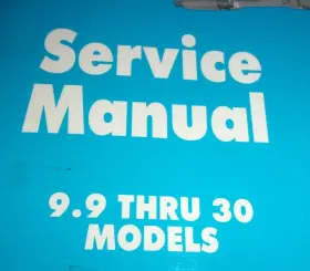 507871 Johnson Oem 1989 Johnson/e Outboard Service Manual 9.9-30 Models P/n #2