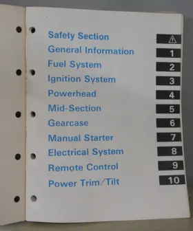 508286 Johnson Used / Evinrude Outboard Service Manual For Colt/junior Thru 55 Com #2