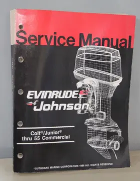 508286 Johnson Used / Evinrude Outboard Service Manual For Colt/junior Thru 55 Com