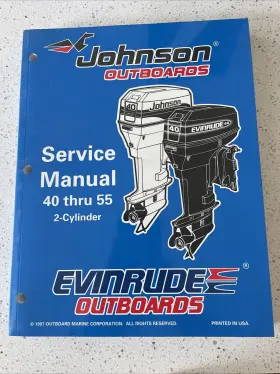 520206 Johnson Oem 1997 Johnson/e Outboard Service Manual 40-55 2-cylinder P/n