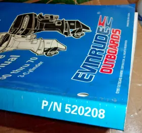 520208 Johnson Oem 1998 Johnson/e Outboard Service Manual 50-70 3-cylinder P/n #2