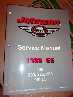 787032 Johnson Oem 1998 Outboard Service Manual 1999 Ee 130-250 90 Lv P/n
