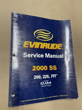 787064 Johnson Oem Evinrude Omc Service Manual 2000 Ss 200 225 Ffi P/n Pre-owned