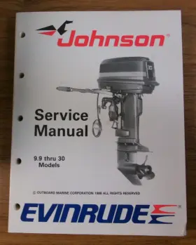 507754 Johnson/evinrude Oem Outboard Service Manual Inch Ce 9.9 - 30 Models Pn