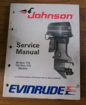 150-175 Johnson/evinrude 507757 Oem Outboard Service Manual Inch Ce 88-110 Models Pn