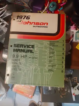 Jm-7615 Johnson Vintage 1976 Marine Boat 135 Hp Outboard Motor Service Manual #jm-7615