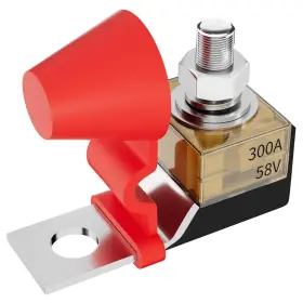 Fb-2014 Joinfworld Mrbf Terminal Fuse Block 300a 58v Dc Battery Red