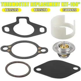 807252q5 Jt-motor 807252t5 Thermostat Kit 160 With Gasket Sleeve For Sierra Mercruiser V6 V8 4.3l