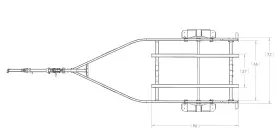 Karavan 14/15/16 Nice 2 149 14ft 15ft 16ft Bunk-style Outboard Boat Trailer Only L K #2