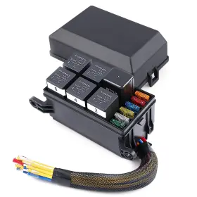 Knr6f6w Knoweasy Fuse And Relay Box 12v 6-slot Waterproof With 6 Slot Knr6f6w Knoweasy Fuse And Relay Box 12v 6-slot Waterproof With 6 Slot
