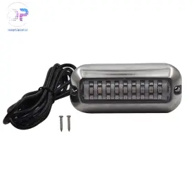 Om82890oc Lablt For Marine Boat Transom 27 Blue Led Stainless Lights Underwater Pontoon