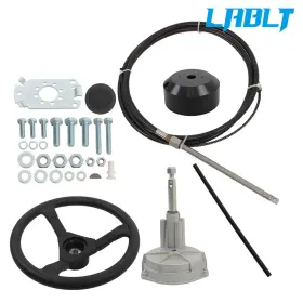 Ss13712 Lablt Rotary Steering System Outboard Kit 12 Feet Marine Cable