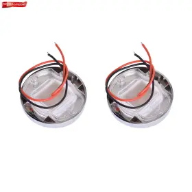 Pn1957412 Labwork-part Unused 2p Marine Boat Round 6-led Cabin Deck Courtesy Light Stern Transom Lights