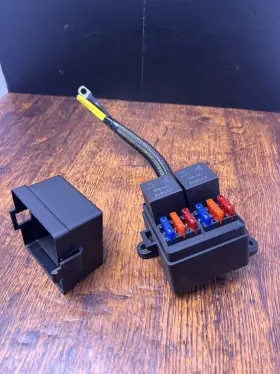 Jd1912 Landsin Universal Waterproof Fuse Relay Box With Pre-wired Design 2 Slots And