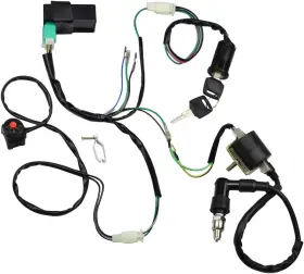 Sq-023 Laxeem Wire Harness Wiring Loom Cdi Ignition Coil 50cc-160cc Kit