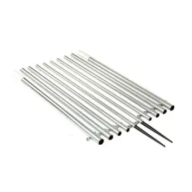 Ap3918 Lees Tackle 18.5ft Bright Silver Standard Poles F/ Sidewinder