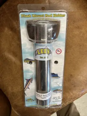 Rh525ss Lees Tackle Rh525ss/xs Part # Rh577v Degree Stainless Steel Flush Mount Rod Holder 2 1/4 Inch Base