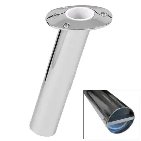 Holder-2 Lees Tackle Rh529hs/xs 15 Degree Stainless Steel Heavy Duty Bar Pin Rod Inch O.d